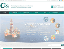 Tablet Screenshot of modifiedbentonite.com